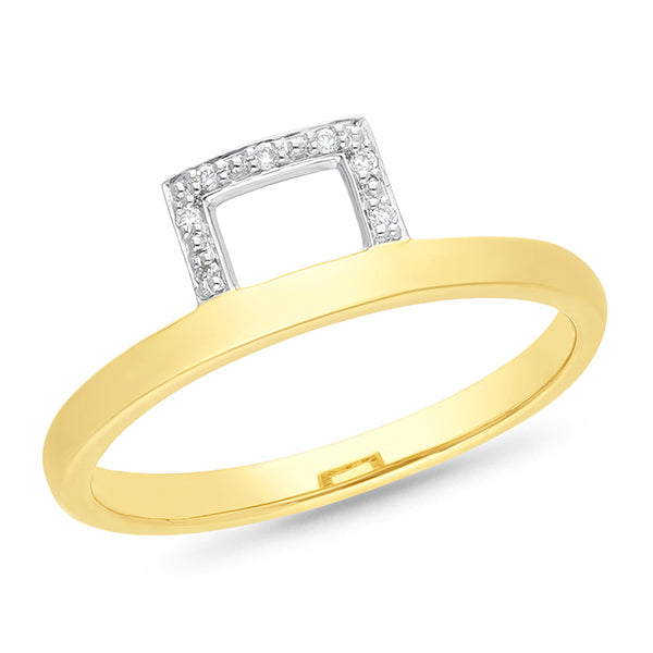 0.03ct Diamond Ring in 9ct Yellow Gold