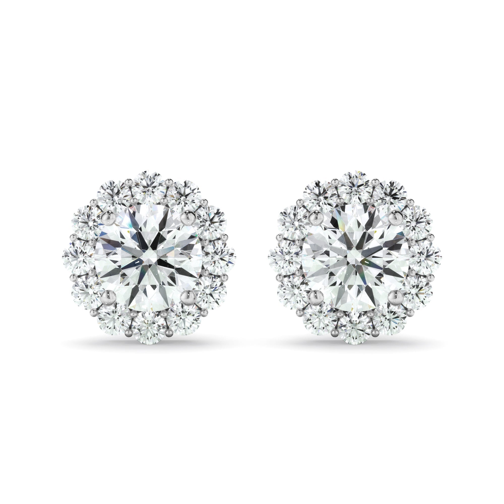 0.45ct Round Brilliant Cut Lab Grown Diamond Stud Earrings