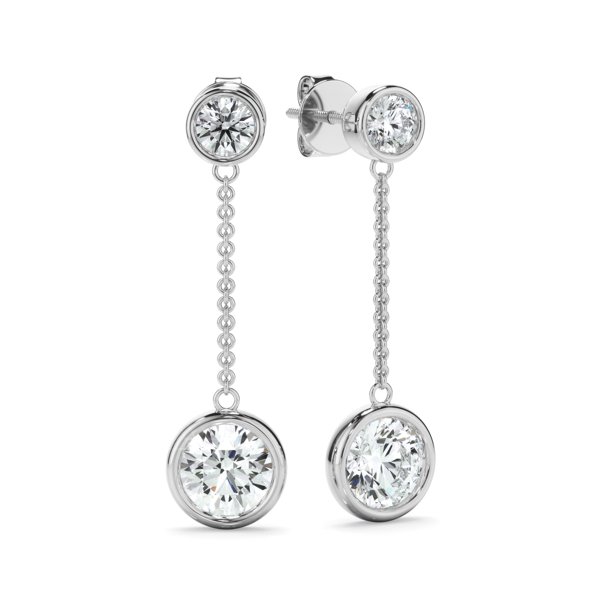 1.50ct Lab Grown Diamond Drop Earrings