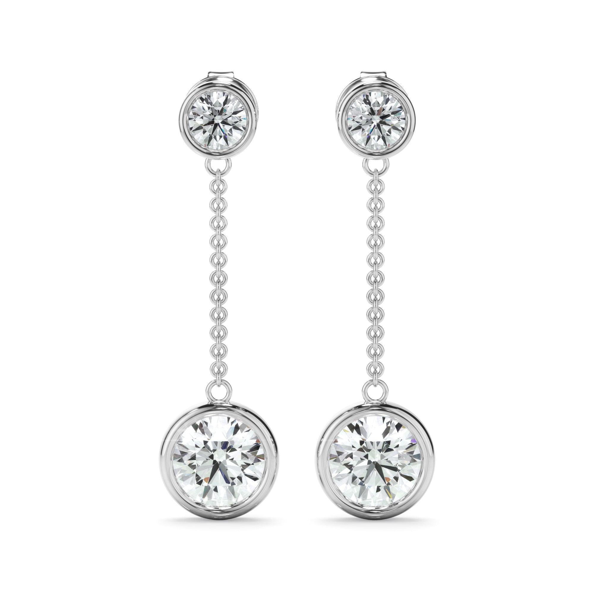 1.50ct Lab Grown Diamond Drop Earrings