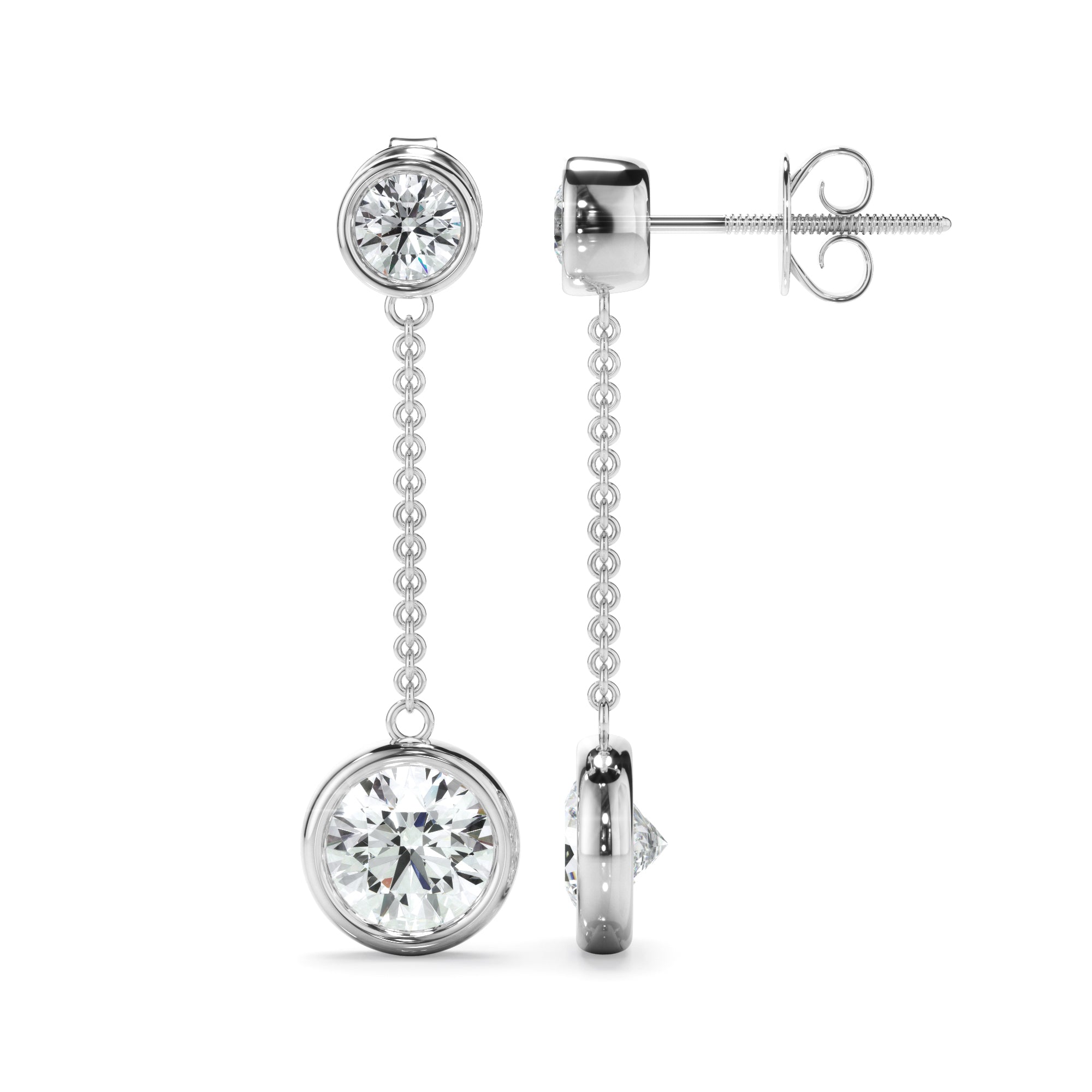 1.50ct Lab Grown Diamond Drop Earrings