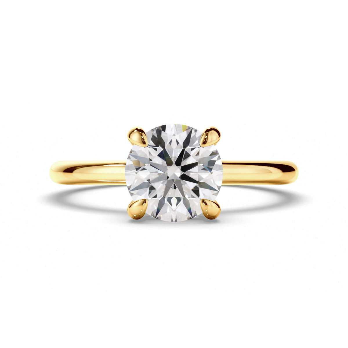 Round Brilliant Cut Diamond Engagement Ring