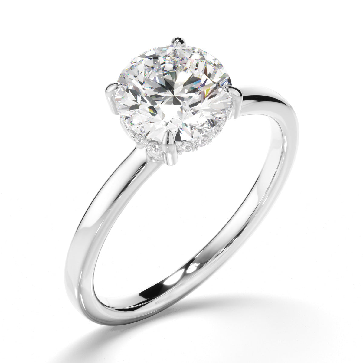 Round Brilliant Cut Diamond Engagement Ring