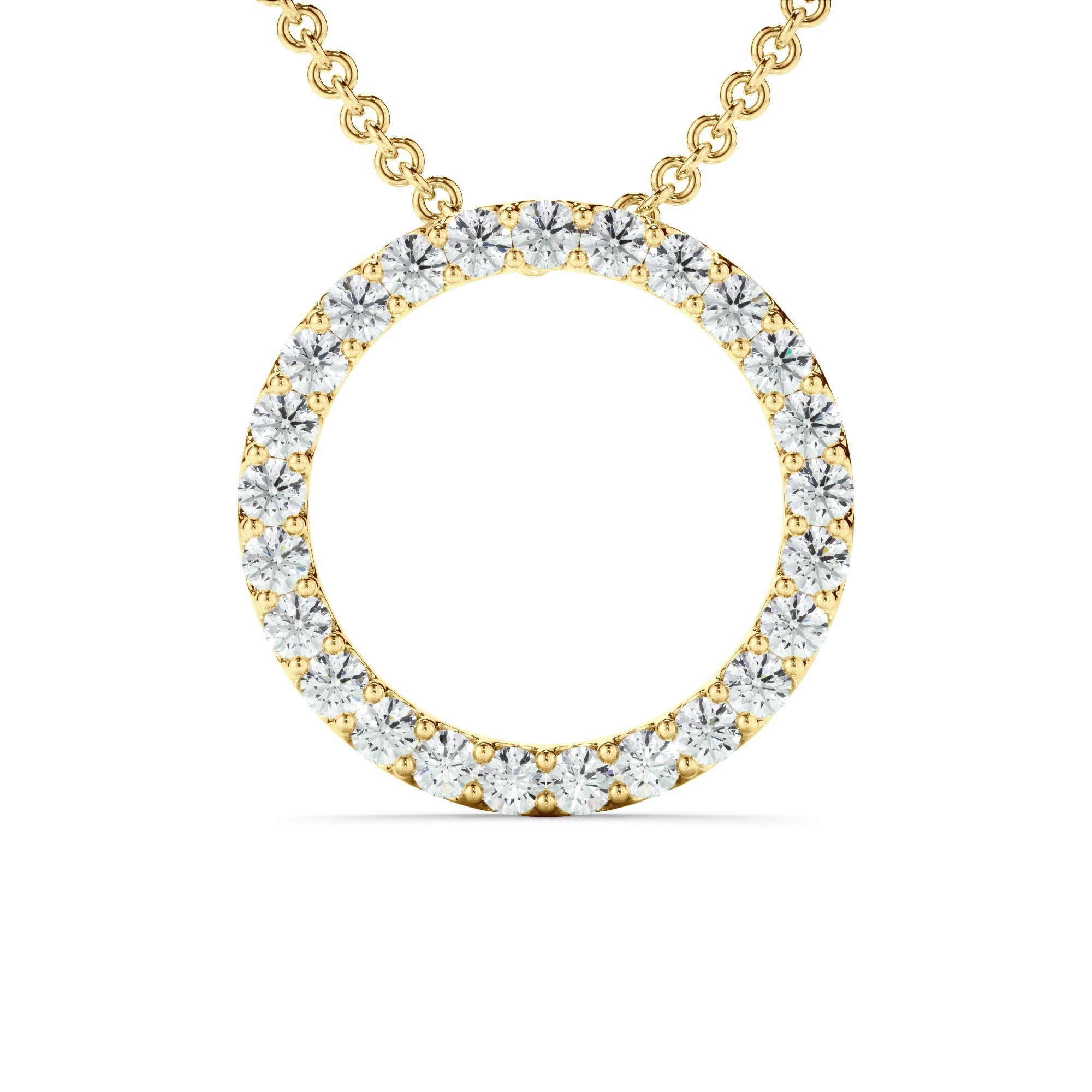 0.50ct Lab Grown Diamond Circle Necklet