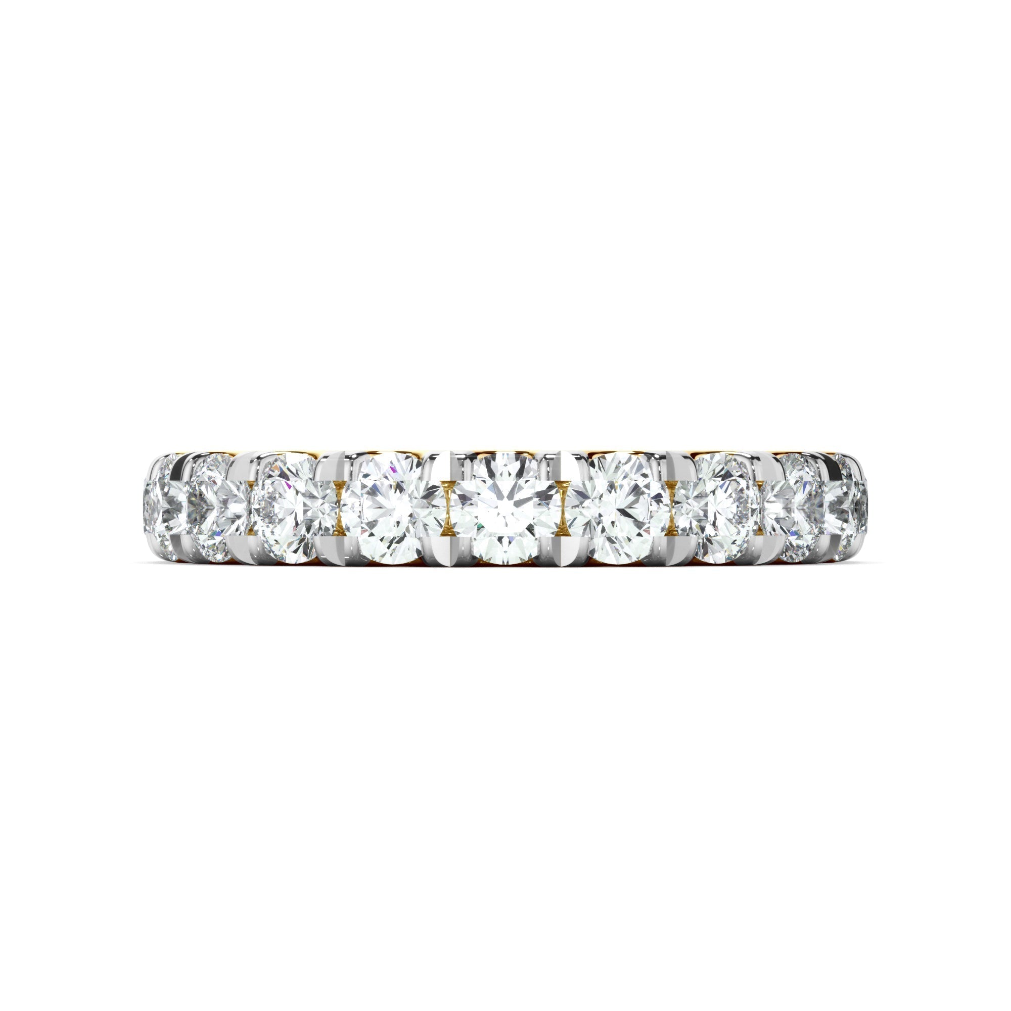 Diamond Claw Set Eternity Wedding Ring