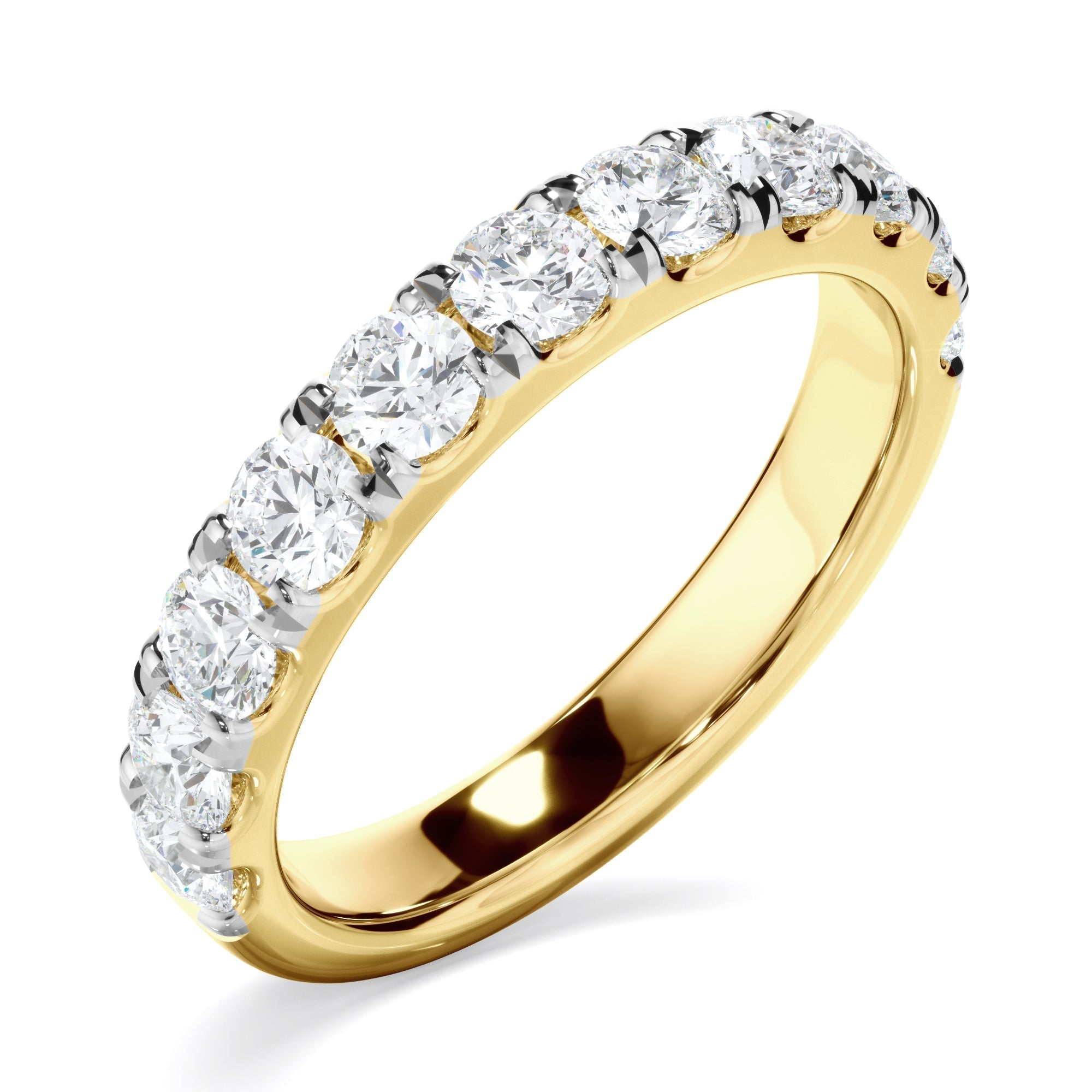 Diamond Claw Set Wedding Ring