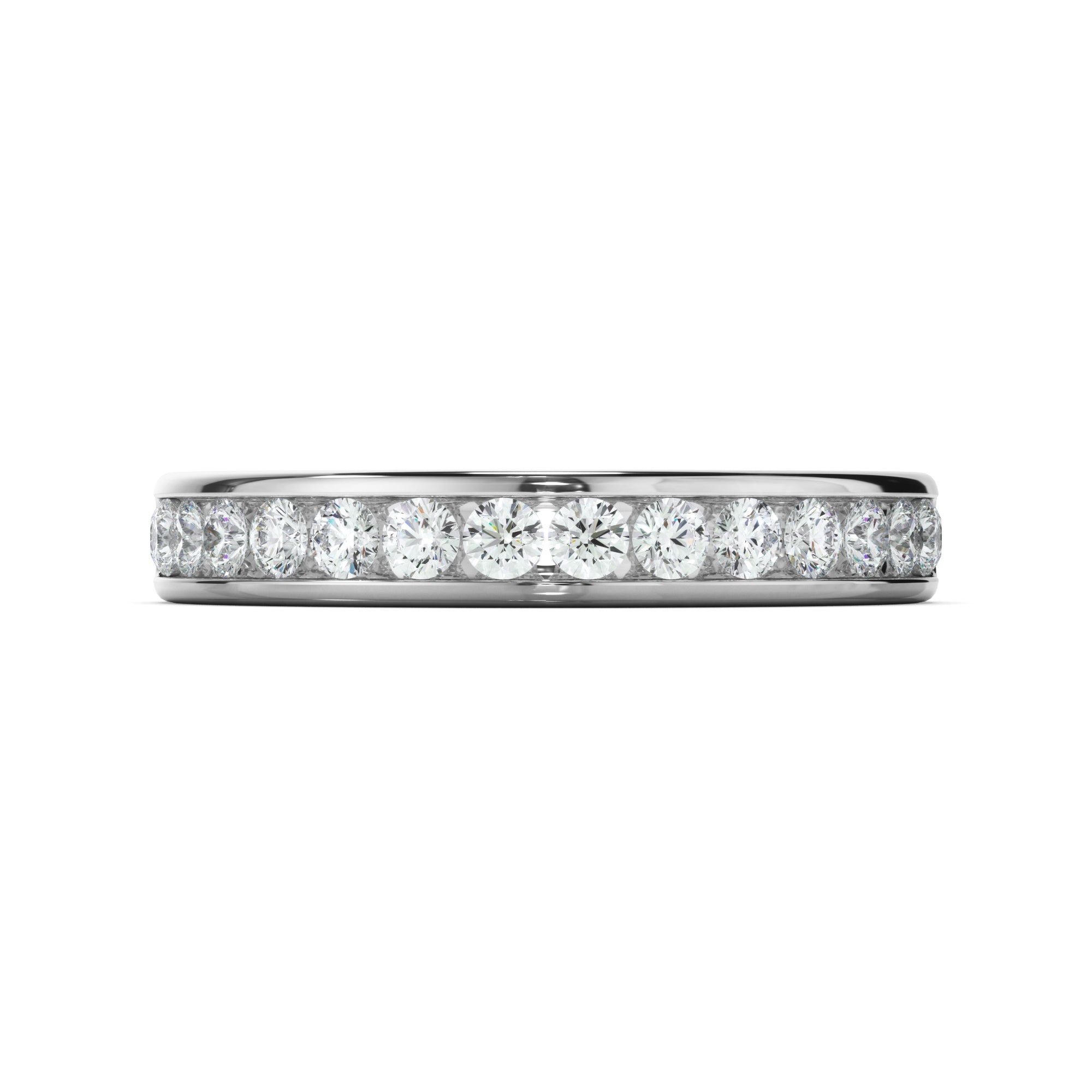 Diamond Channel Set Wedding Ring